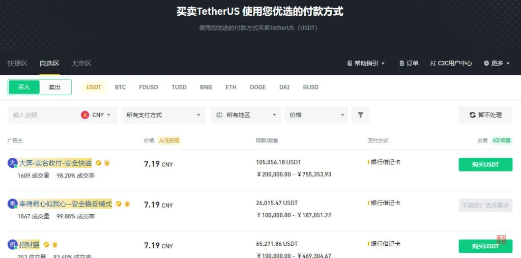Binance-币安交易所最新教程大全丨全球最大加密货币交易平台 6 Binance币安交易所买币