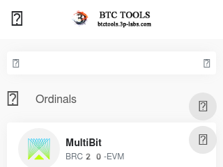 BTC Ecosystem Tools - 3PLabs