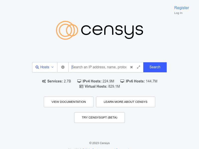 Censys - 强大的网络搜索引擎