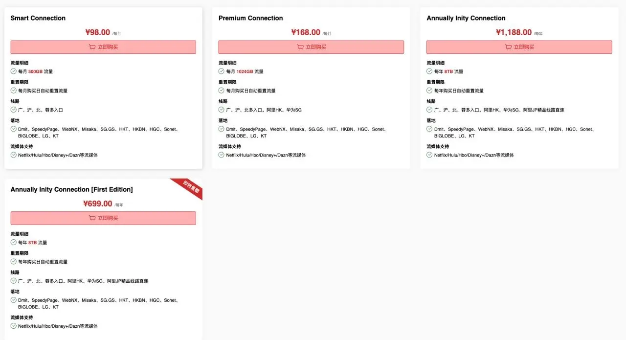 Linkeless 新增年付 8 TB 限时套餐