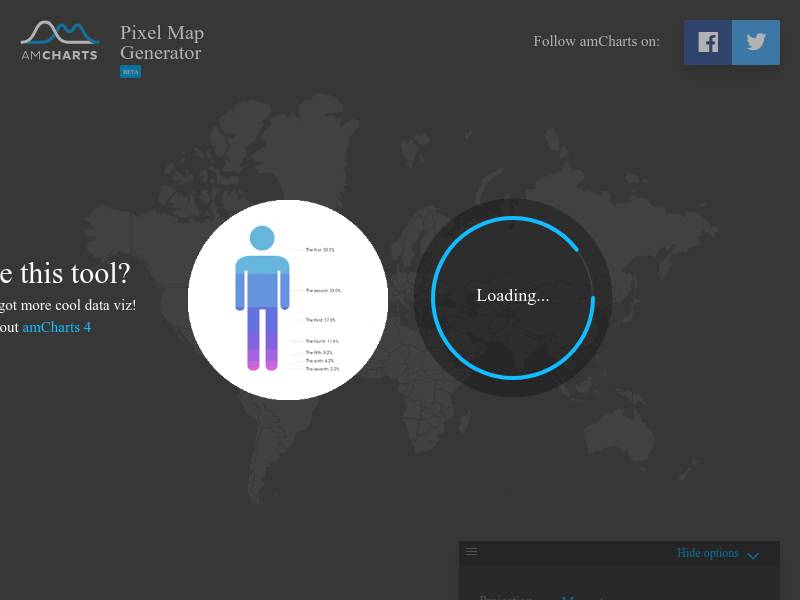 PixelMap.amCharts - 可视化数据地图工具