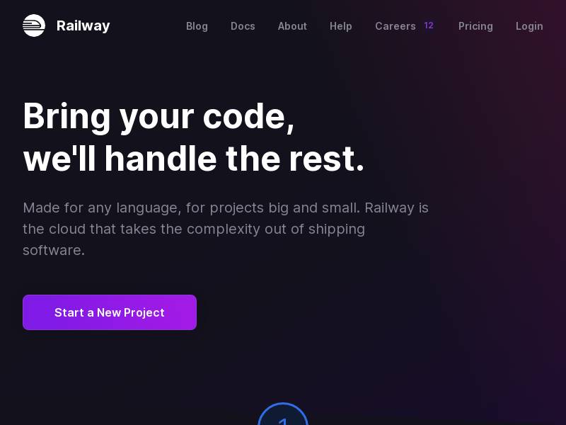 Railway.app - 好用的代码云平台