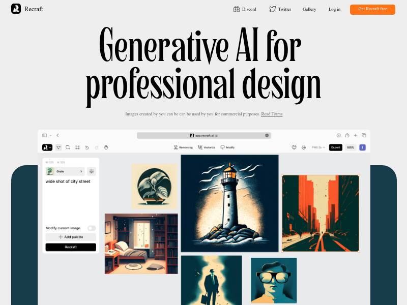 Recraft.ai 网站介绍