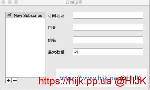 ShadowsocksX-NG_R8编辑订阅