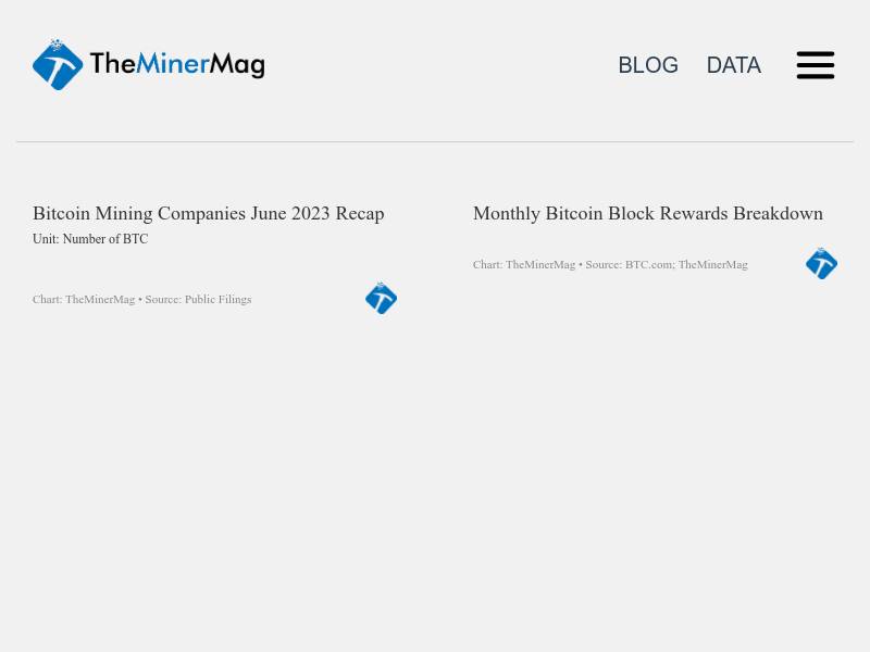 TheMinerMag 数据概览 - 数据分析平台