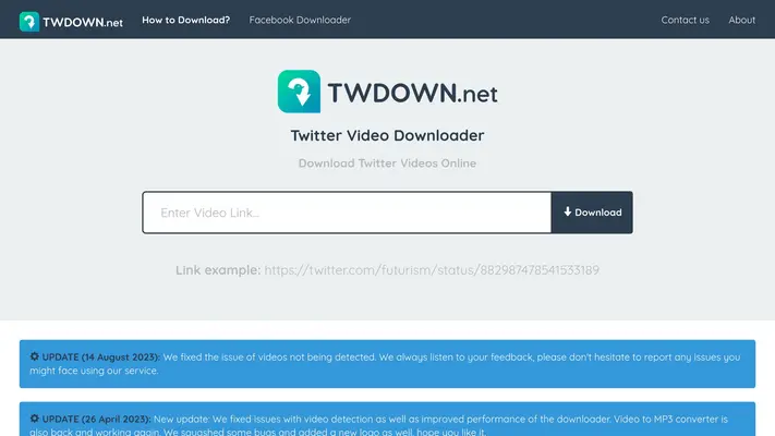 TwDown: 简单快捷的 Twitter 视频下载工具