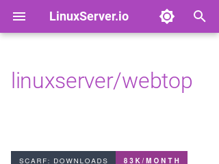 Webtop - LinuxServer.io