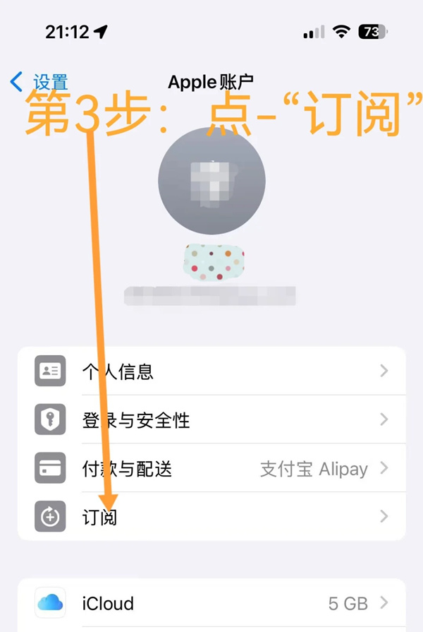 进入订阅页面
